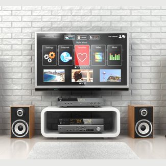 TV with Audio Speakers